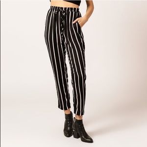 Azalea Striped Tie Pants